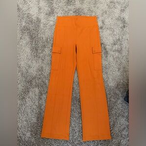 Long stylish orange Athleta pants
